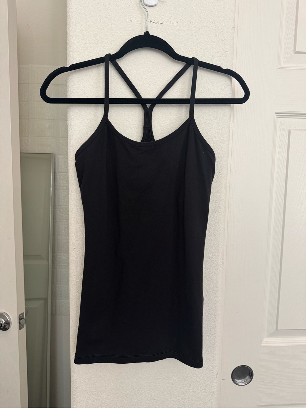 lululemon athletica Black Strappy Racerback Camisole